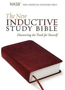 NASB New Inductive Study Bible-Burgundy Milano Softone