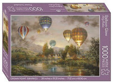 Jigsaw Puzzle-Balloon Glow w/Poster (1000 Piece Soft Touch)