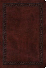 ESV Value Compact Bible-Mahogany Border Design TruTone