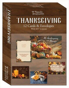 Card-Boxed-Thanksgiving-God's Blessings (Pack Of 12)