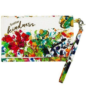 Wristlet-Lovitudes-Scatter Kindness (7"W x 4.25"H)