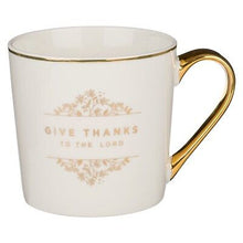 Mug-Give Thanks To The Lord (Psalm 106:1)-White (MUG846)