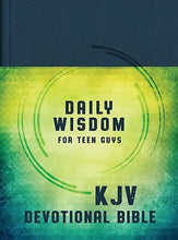 KJV Daily Wisdom For Teen Guys Devotional Bible-Hardcover DiCarta