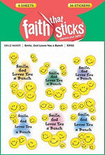 Sticker-Smile  God Loves You A Bunch (6 Sheets) (Faith That Sticks)