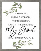 Framed Art-Waymaker (11 x 14)