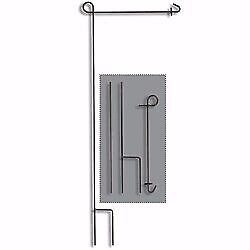 Stake-Garden Flag Stand-3 Piece w/Poly Bag & Header (40")