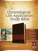 NLT Chronological Life Application Study-Brown/Tan TuTone