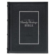 NLT Family Heritage Bible-Black Hardcover
