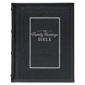 NLT Family Heritage Bible-Black Hardcover