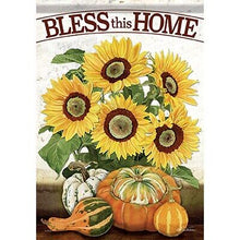 Flag-Garden-Durasoft-Sunflowers & Gourds (12.5" x 18")