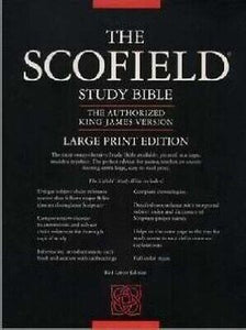 KJV Old Scofield Study Bible/Large Print-Black Bonded Leather Indexed