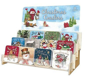 Coaster Collection-Christmas (12 Coasters In 12 Designs) (Display ORD SPY#120359)