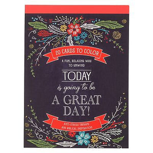 Today Is Going To Be A Great Day! Coloring Postcards