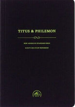 NASB 1995 Scripture Study Notebook: Titus & Philemon-Softcover