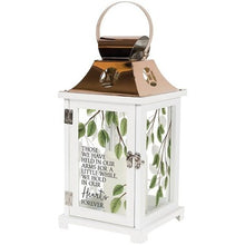 """Lantern w/LED Candle & Timer-Hearts Forever (13.5"""" x 6.25"""" x 6.25"""")                                                     """