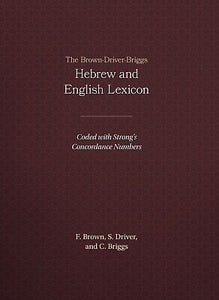 Brown Driver Briggs Hebrew And English Lexicon