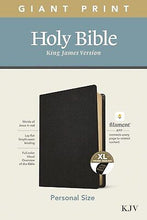 KJV Personal Size Giant Print Bible/Filament Enabled-Black Genuine Leather Indexed