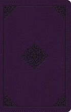ESV Large Print Personal Size Bible-Lavender Ornament Design TruTone