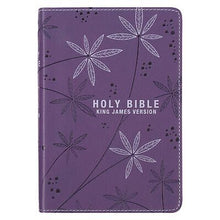 KJV Compact Bible-Purple Faux Leather
