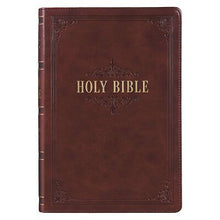 KJV Giant Print Bible (Full-Size)-Burgundy Faux Leather Indexed