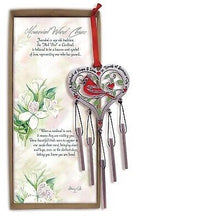 Wind Chime-Cardinal Heart-Boxed