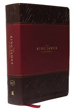 KJV Study Bible (Full-Color)-Burgundy/Dark Burgundy Leathersoft