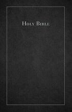 CEB Large Print Thinline Bible-Black Bonded Leather