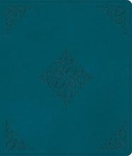 ESV Journaling Bible-Deep Teal  Fleur-De-Lis Design TruTone