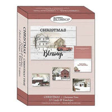 Card-Boxed-Shared Blessings-Christmas-Assorted/Christmas Time (Box Of 12)