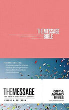 The Message Gift And Award Bible-Coral Softcover