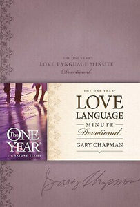 The One Year Love Language Minute Devotional-Lavender LeatherLike