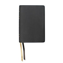 LSB Legacy Standard Bible/Large Print Wide Margin Bible-Black Paste-Down Cowhide Leather
