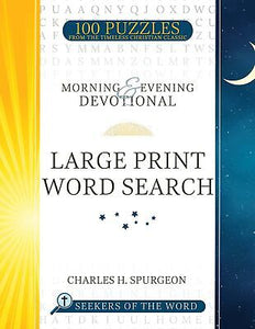 Morning And Evening Devotional Large Print Word Search