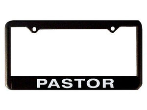Auto Tag Frame-Pastor-Black