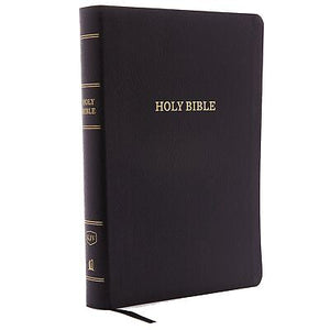 KJV Giant Print Reference Bible (Comfort Print)-Black Bonded Leather Indexed