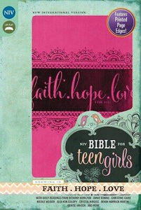 NIV Bible For Teen Girls-Pink Duo-Tone