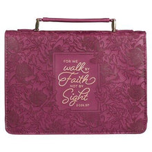 Bible Cover-Walk By Faith 2 Corinthinans 5:7-MED