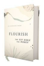 NIV Flourish: The NIV Bible For Women (Comfort Print)-Cream Hardcover