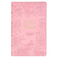 KJV Gift Edition Bible-Light Pink Faux Leather