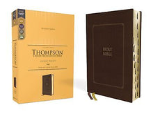 KJV Thompson Chain-Reference Bible/Large Print (Comfort Print)-Brown Leathersoft Indexed