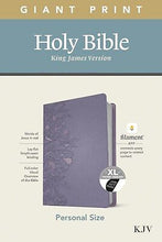KJV Personal Size Giant Print Bible/Filament Enabled-Peony Lavender LeatherLike Indexed