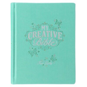 ESV My Creative Bible For Girls-Teal Faux Leather Hardcover