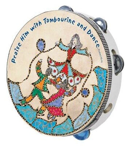 Instrument-Tambourine-10" Round-Psalm 150 (#8117)