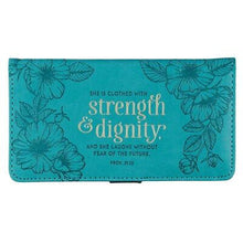 Checkbook/Wallet Strength & Dignity Teal Prov. 31:25