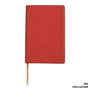 LSB Legacy Standard Bible/Handy Size Bible (Red Letter)-Red Paste-Down Faux Leather