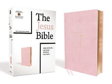 NIV The Jesus Bible (Comfort Print)-Pink Leathersoft