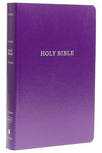 KJV Gift & Award Bible (Comfort Print)-Purple Leatherflex