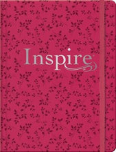 NLT Inspire Bible  Filament Enabled Edition-Pink Peony Hardcover LeatherLike