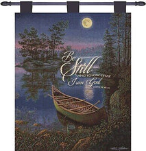 Wall Hanging-Moonlight Bay/Be Still And Know... (26" x 36")