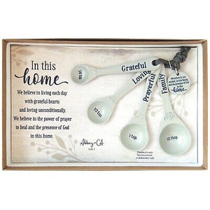 Measuring Spoons-In This Home (Set Of 4)